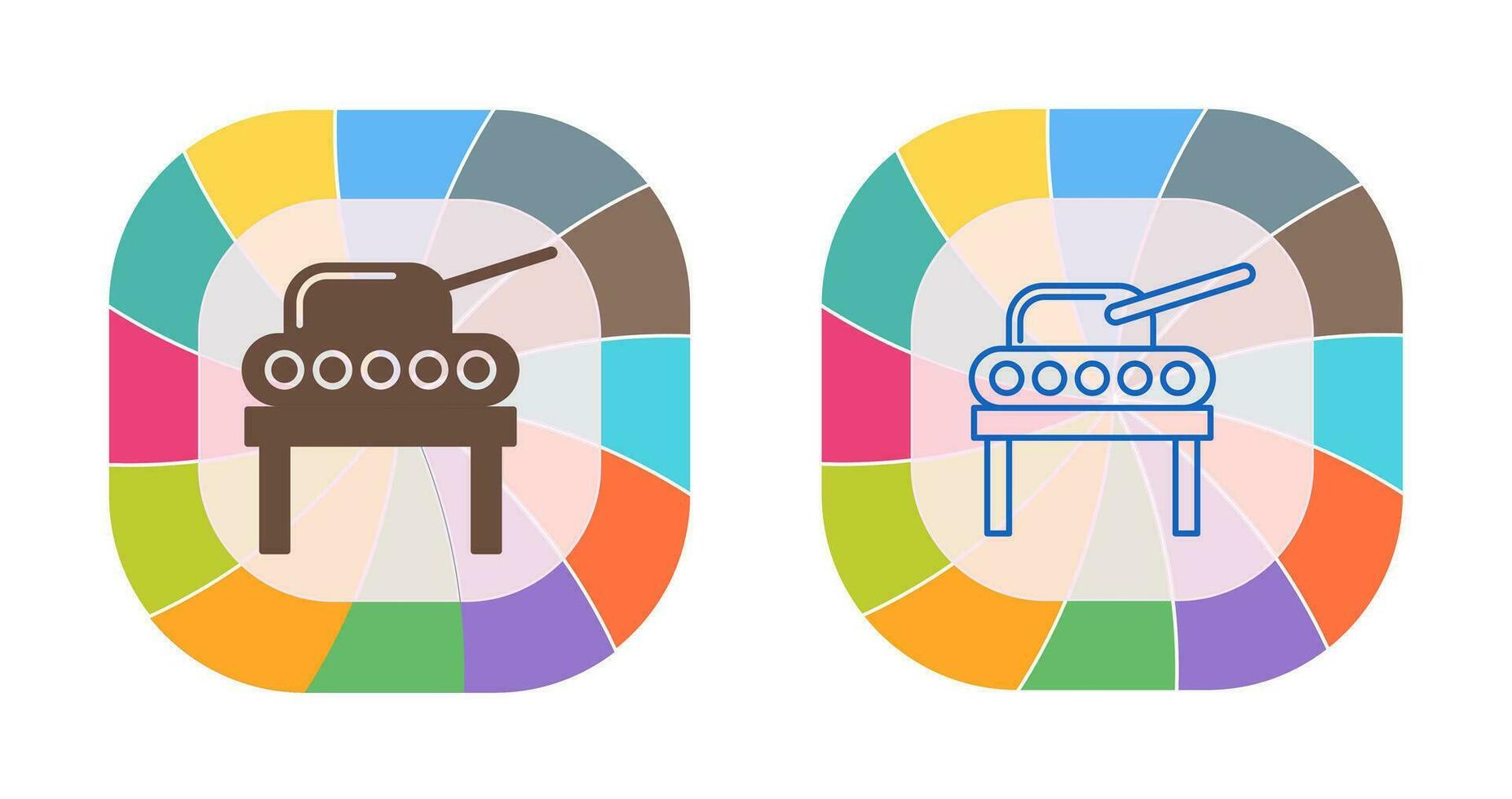 Tank Exhibit Vector Icon