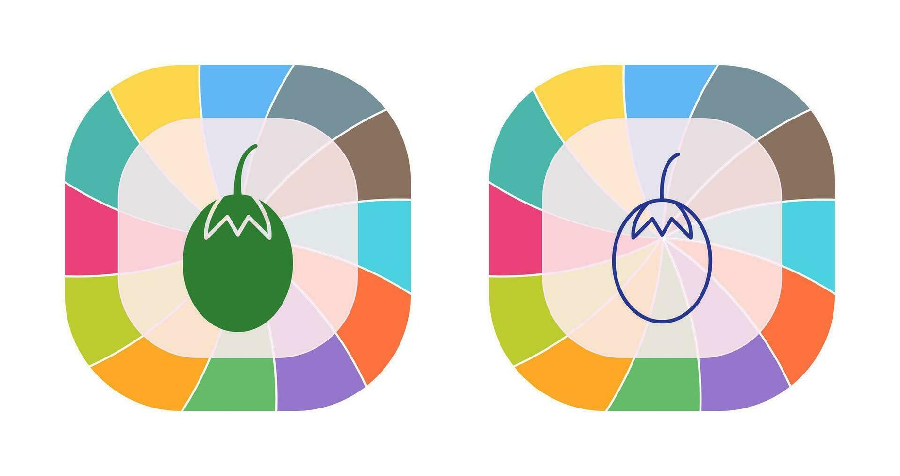 Vegetable plant Vector Icon