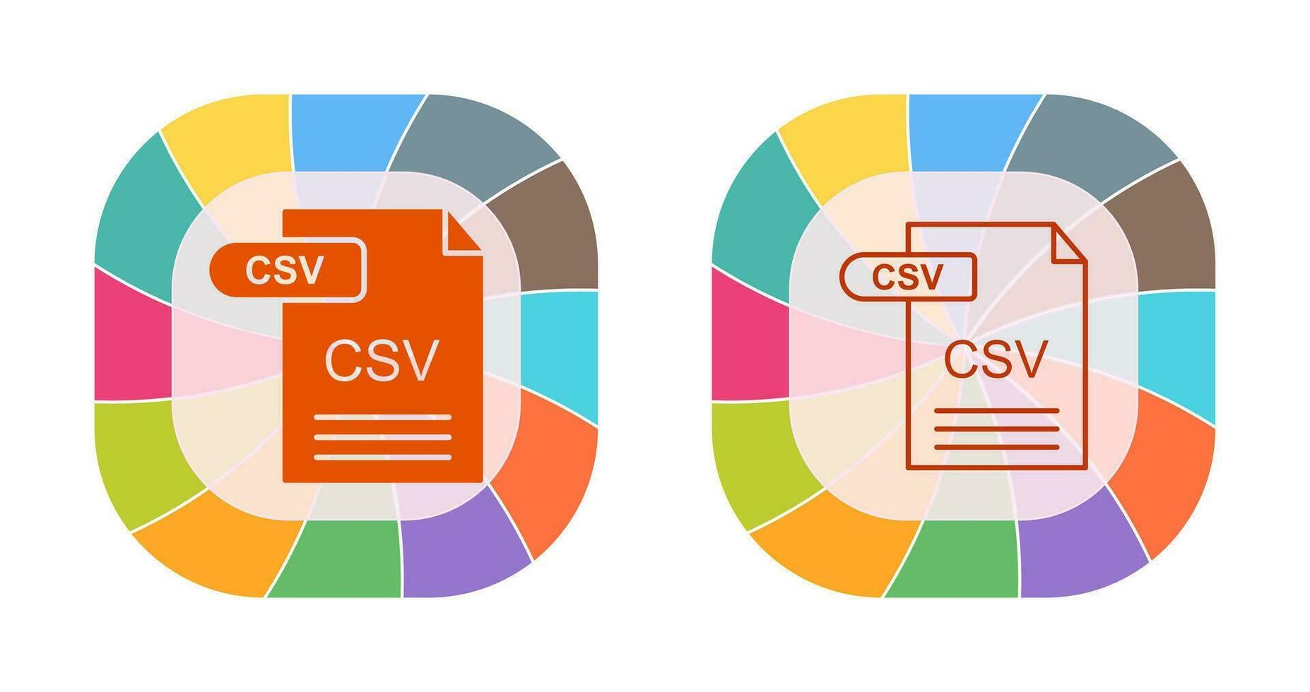 CSV Vector Icon