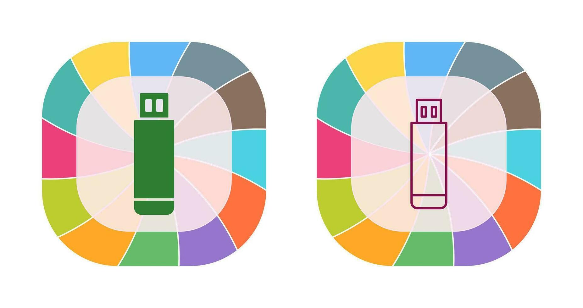 USB Drive Vector Icon