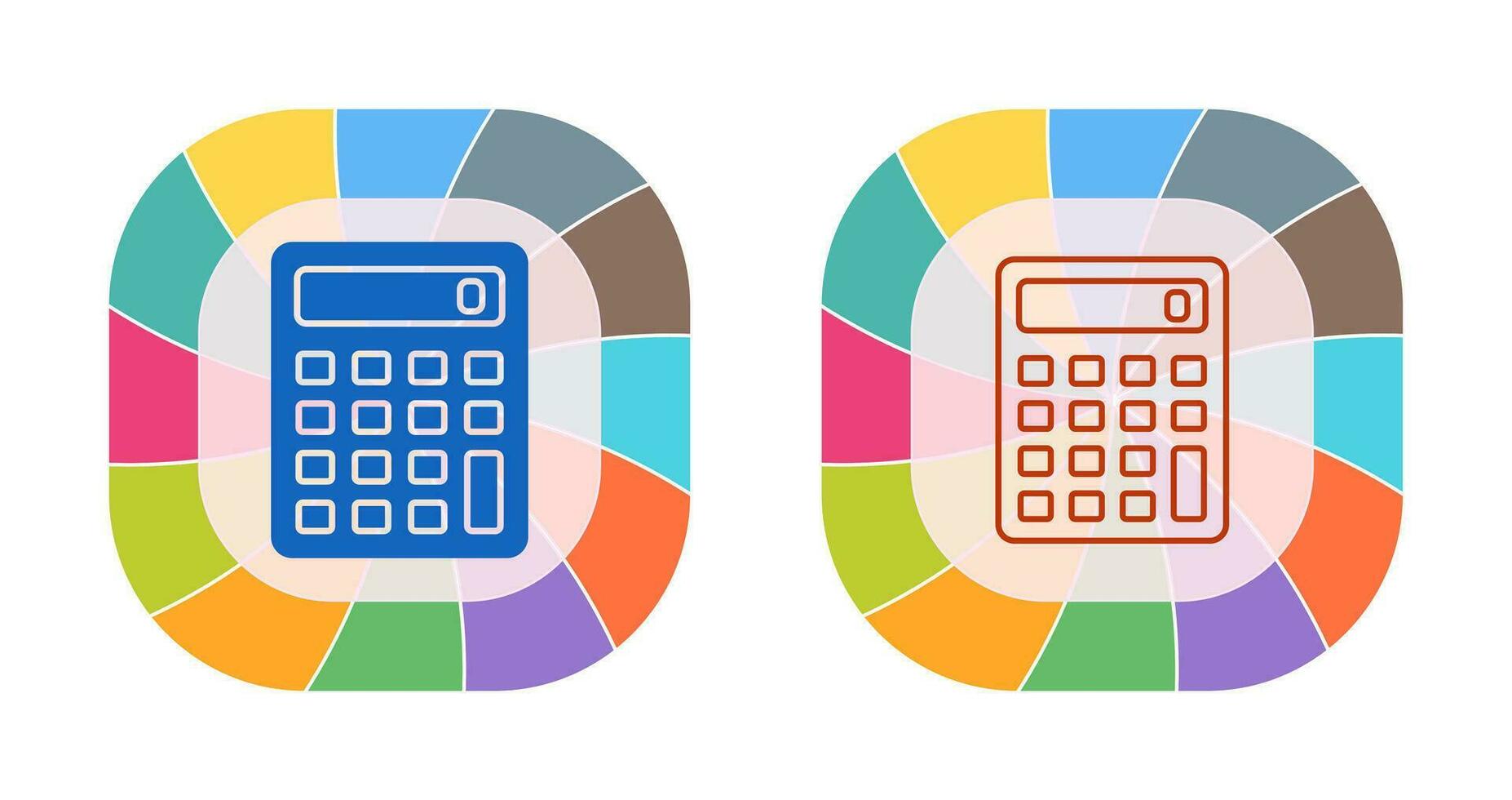 icono de vector de calculadora