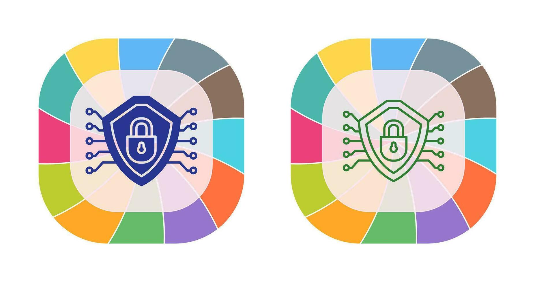 Cyber Security Vector Icon