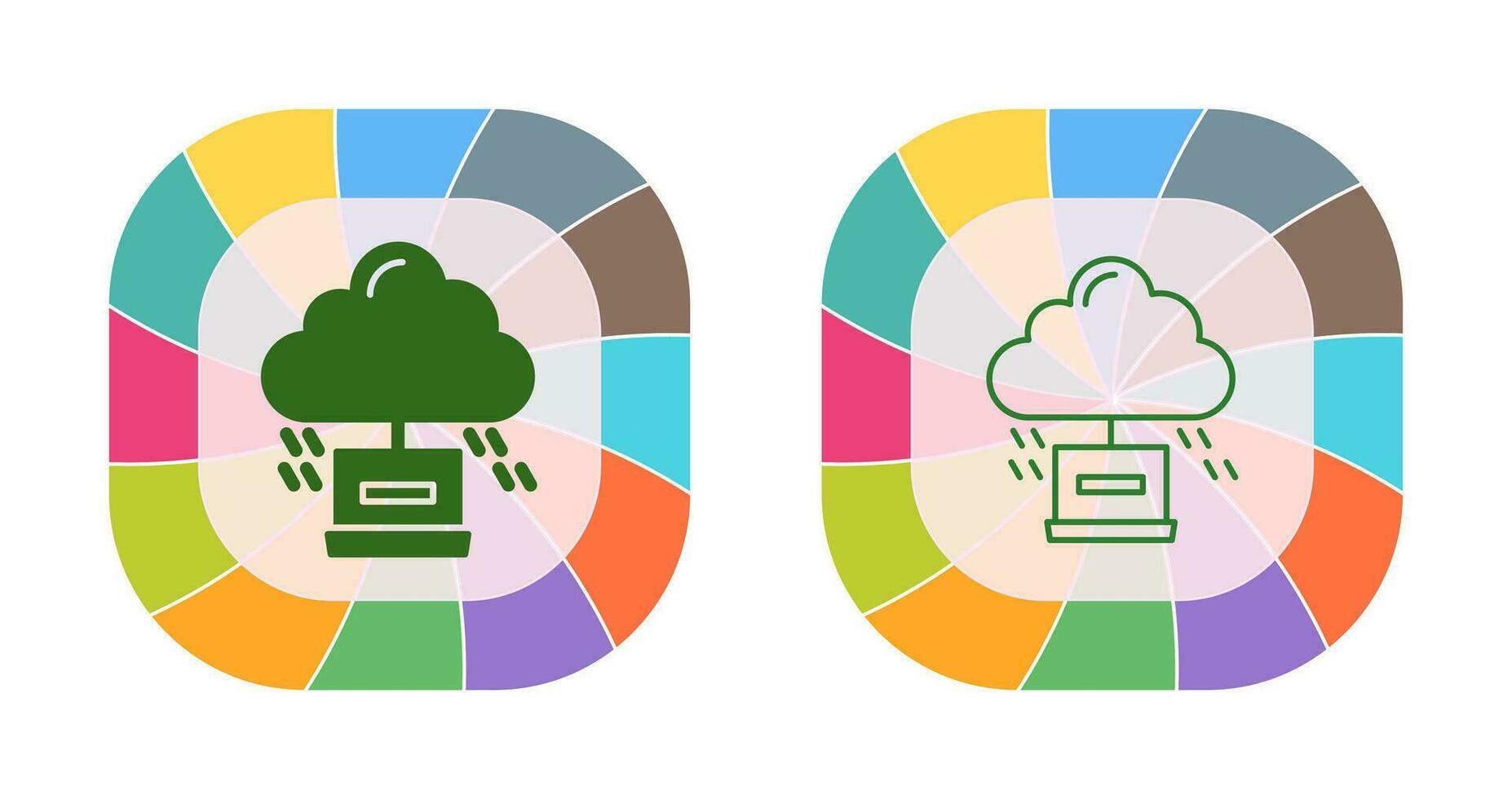 Cloud Computing Vector Icon