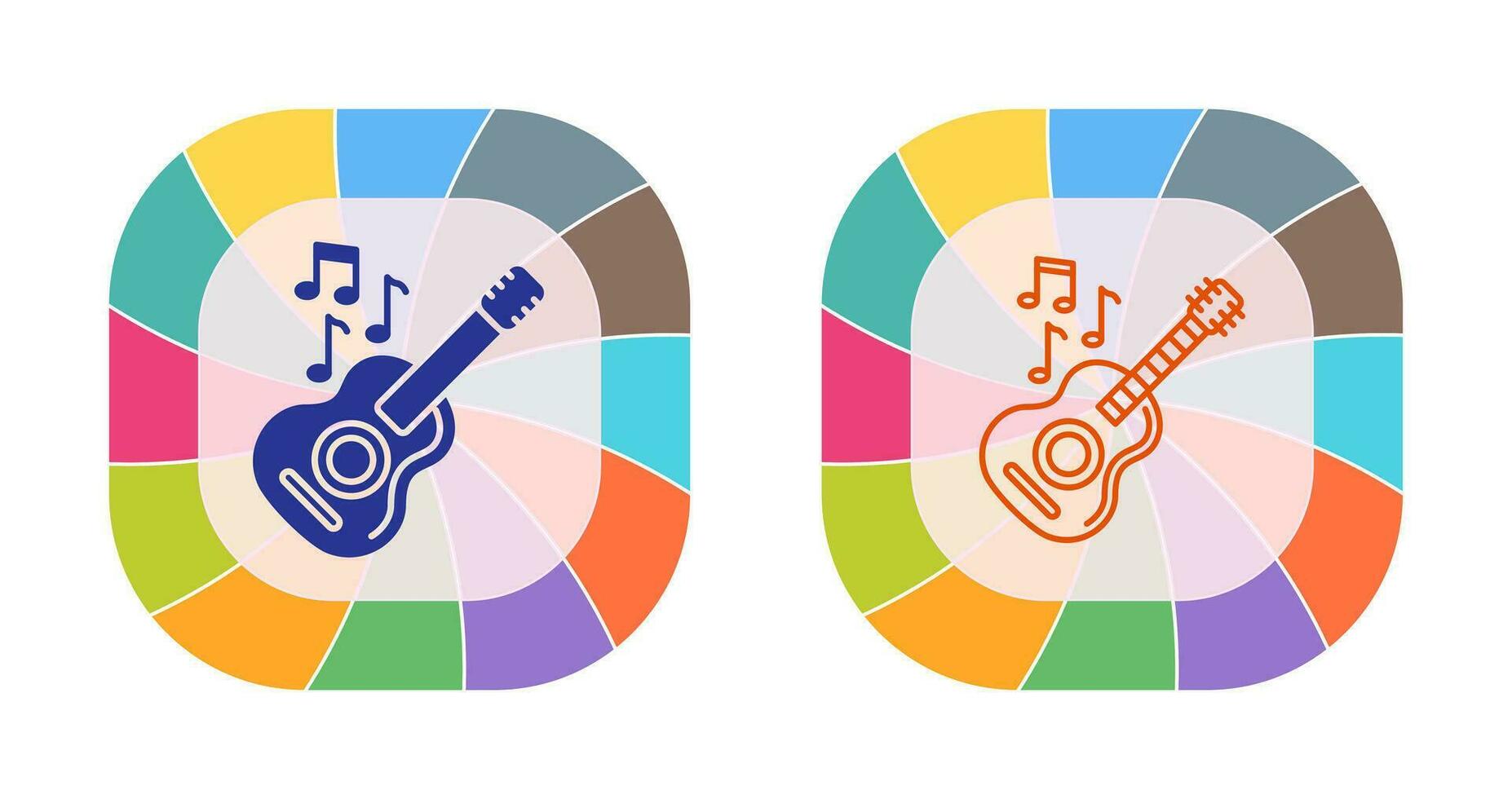 icono de vector de guitarra