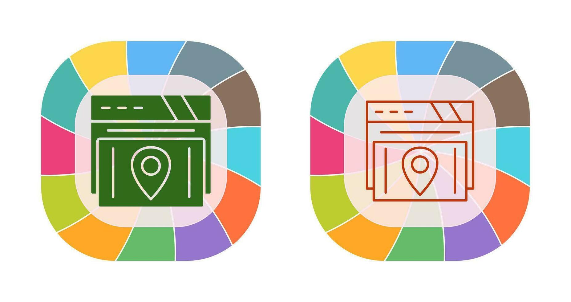 Map Location Vector Icon