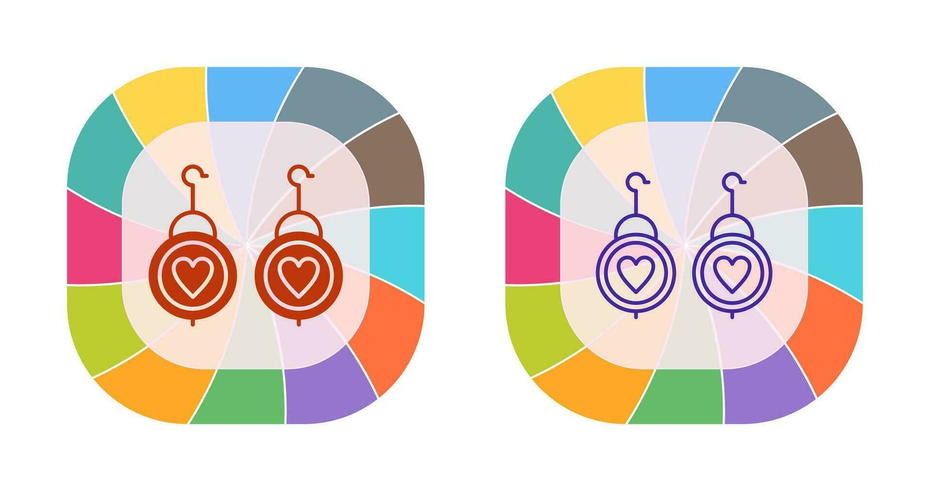 Earrings Vector Icon