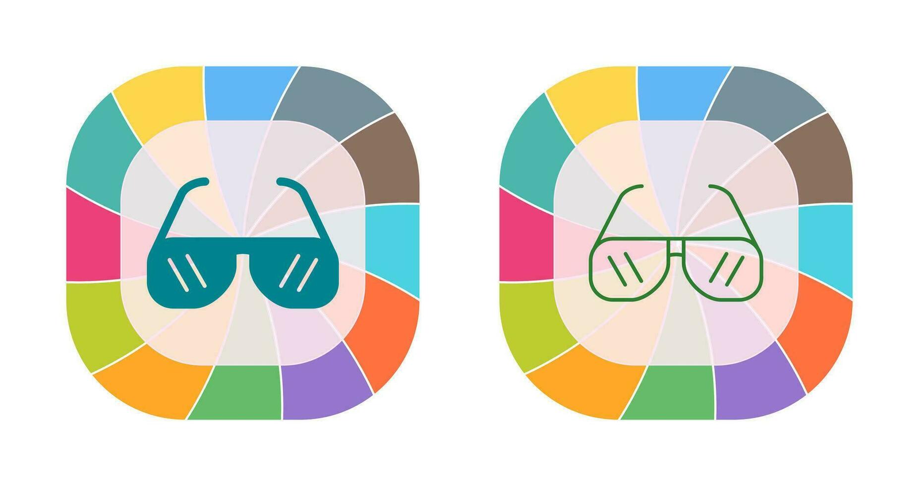 Sun Glasses Vector Icon
