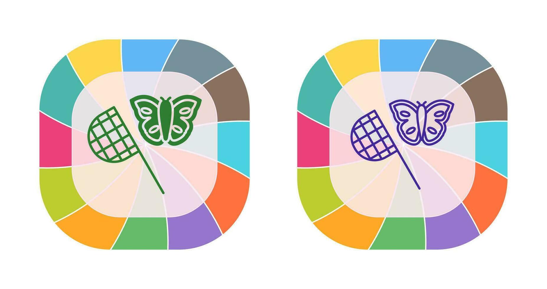 Butterfly Catcher Vector Icon