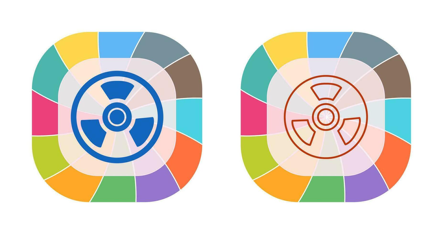 Nuclear Vector Icon