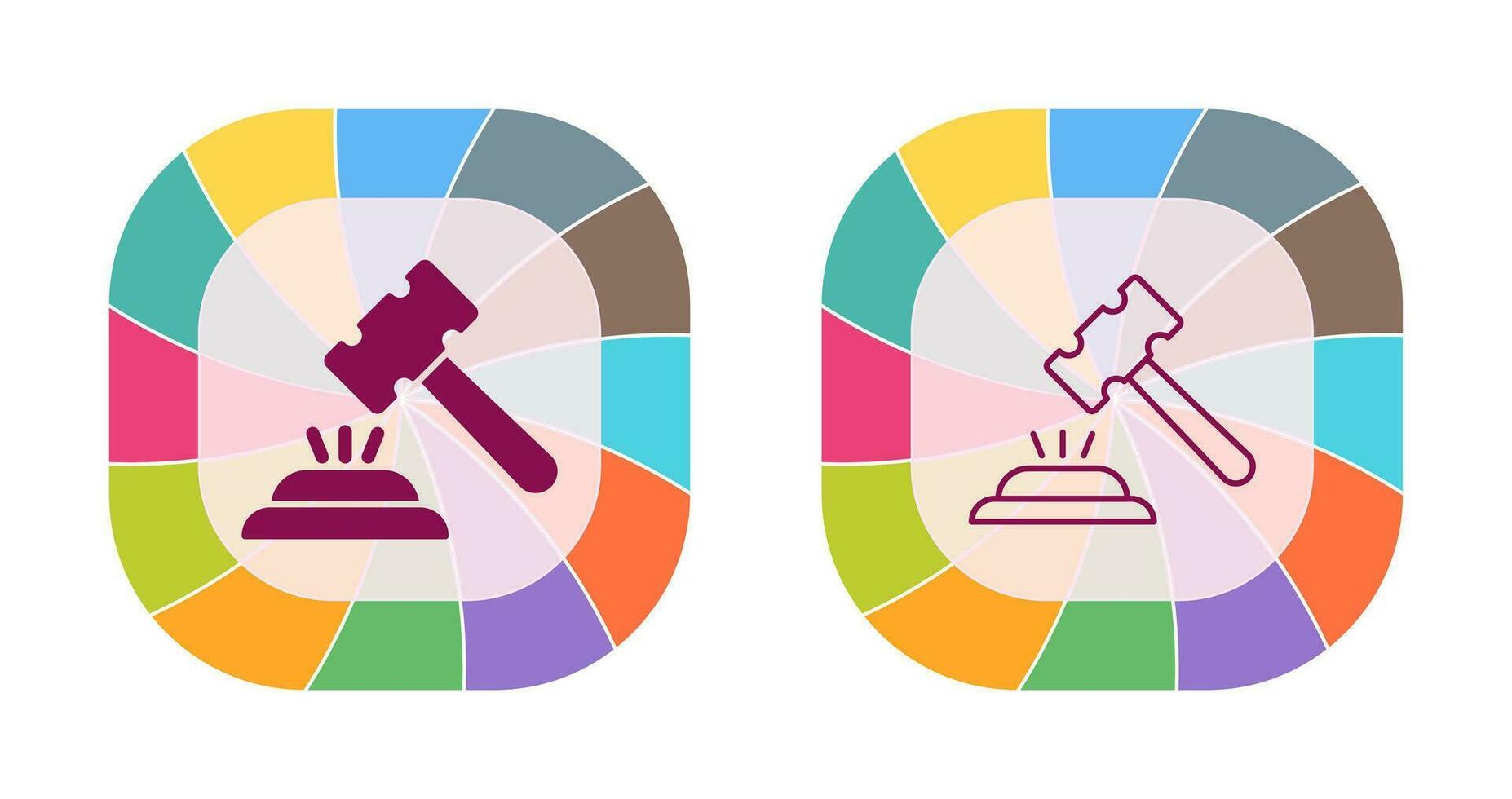 Gavel Vector Icon