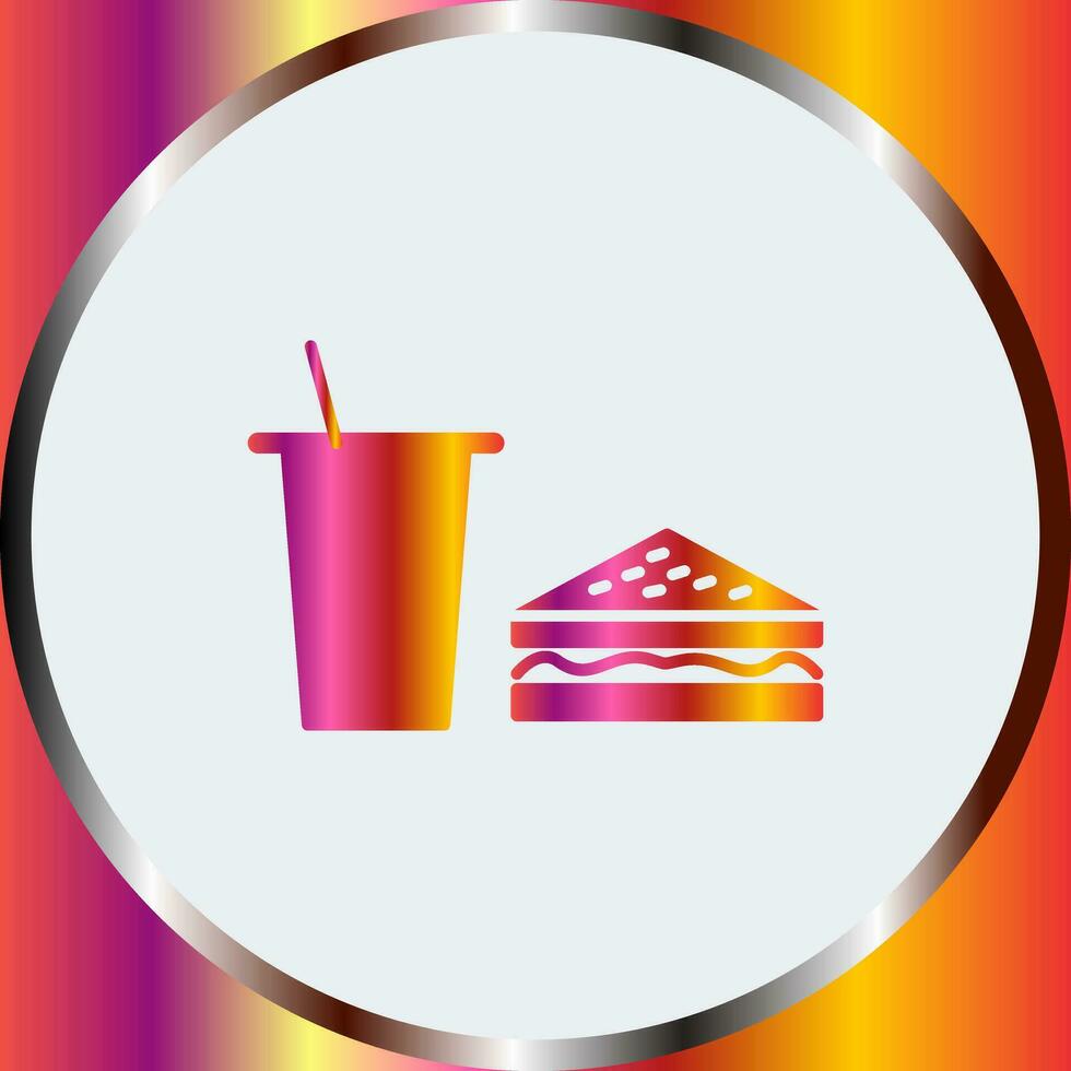 Unique Lunch Vector Icon