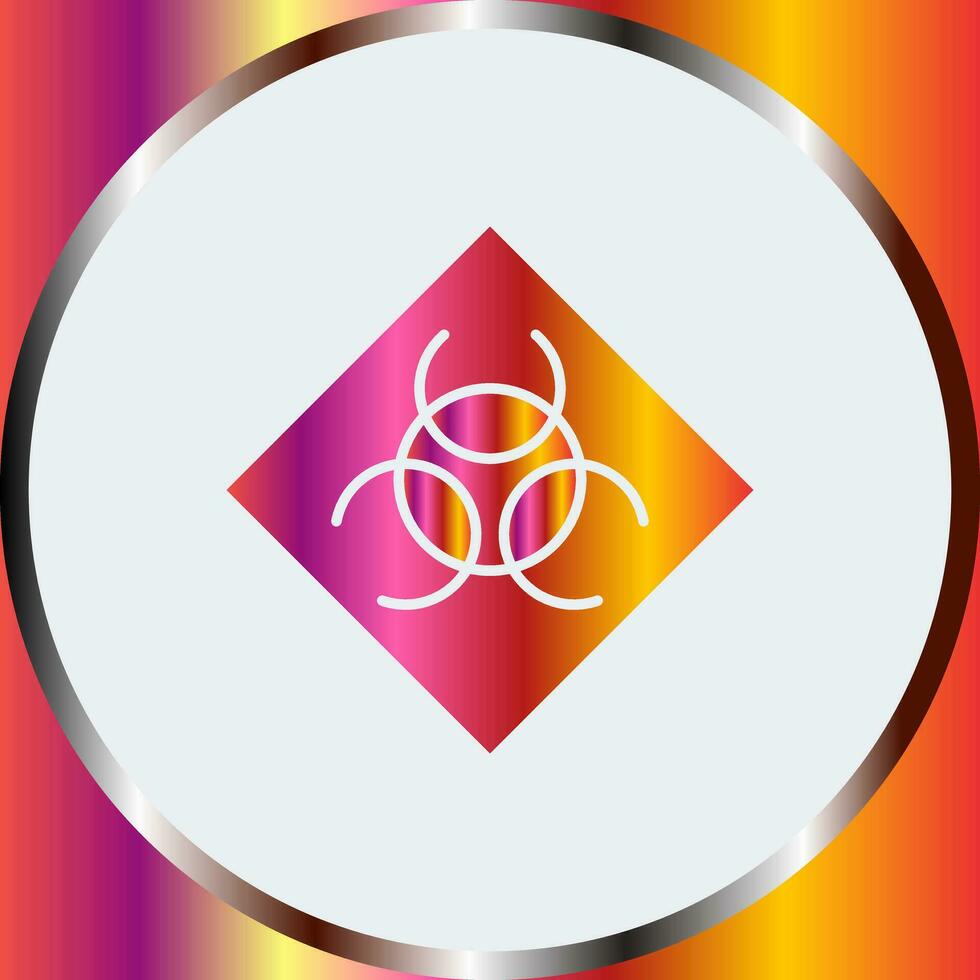 Biological Hazard Vector Icon