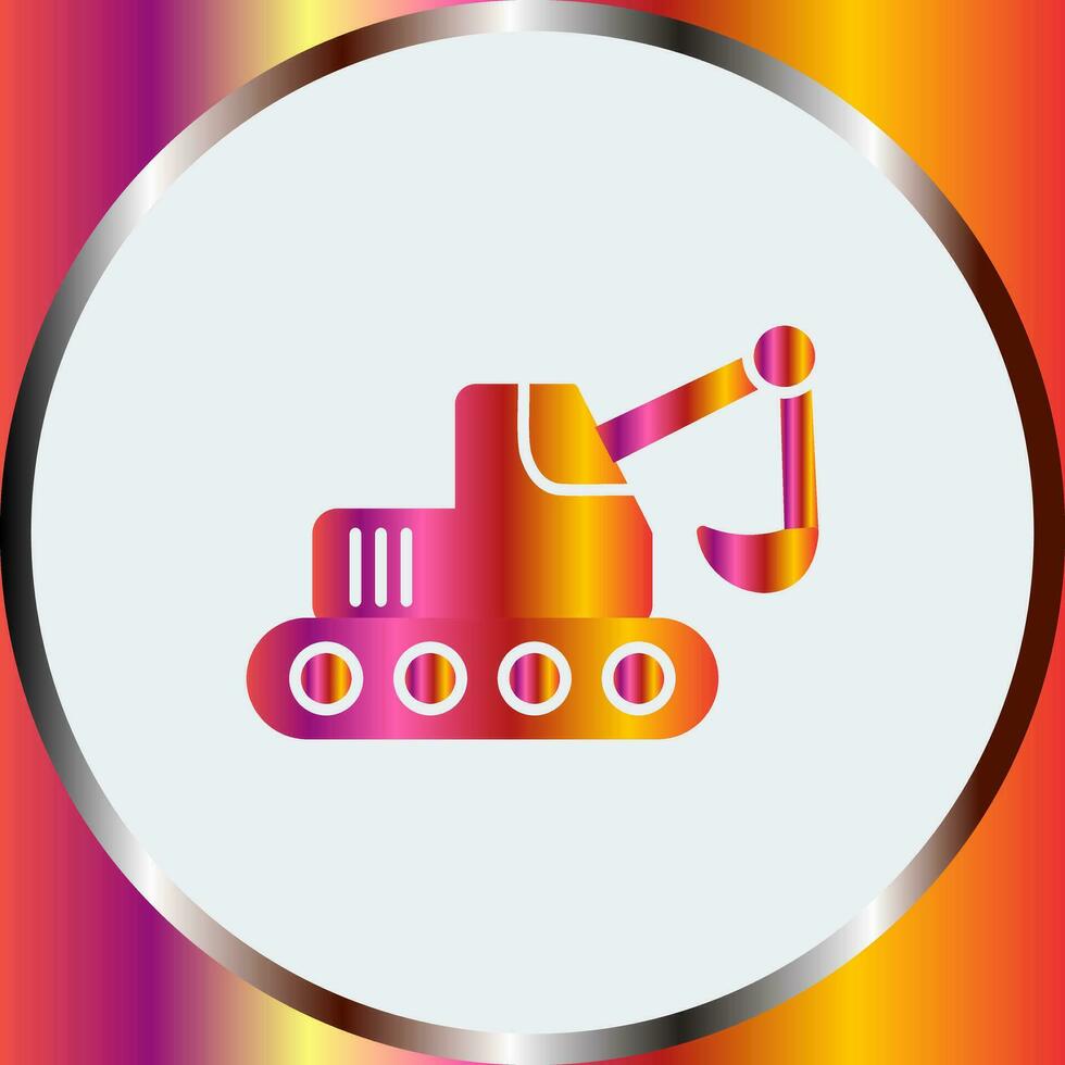 Escavator Vector Icon