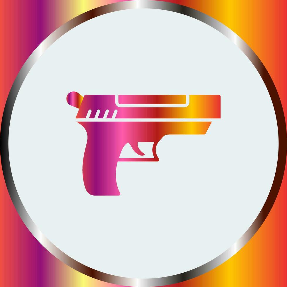 icono de vector de pistola