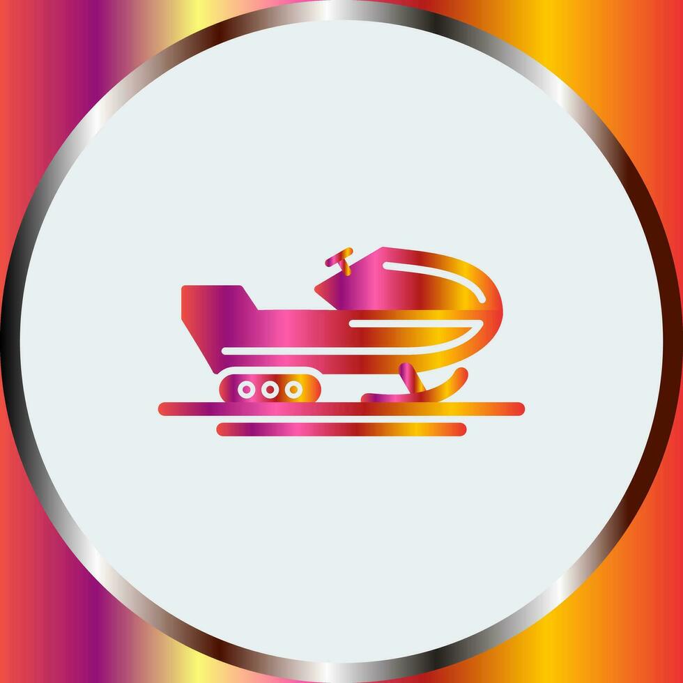 Snowmobile Vector Icon