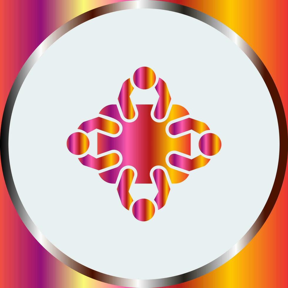 Staff Meeting Vector Icon