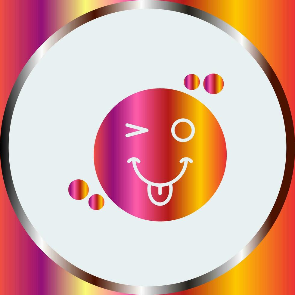 Tongue Out Vector Icon