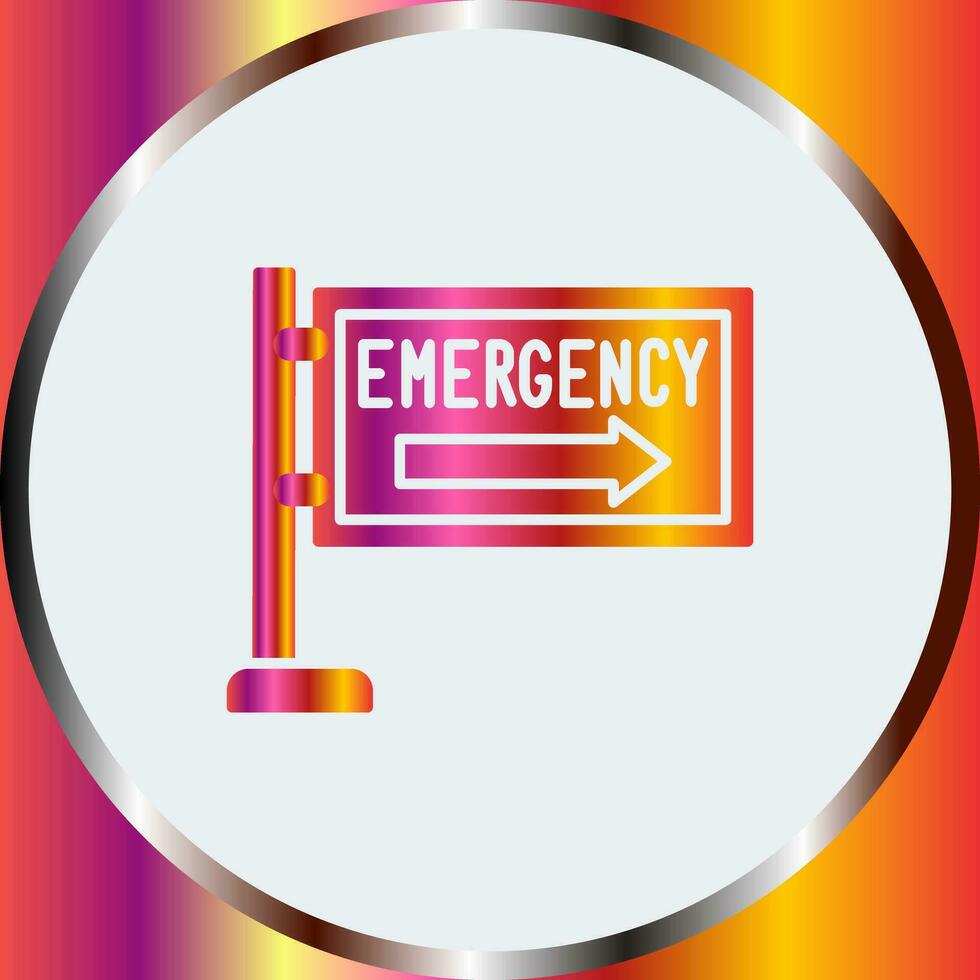 Emergency Sign Vector Icon