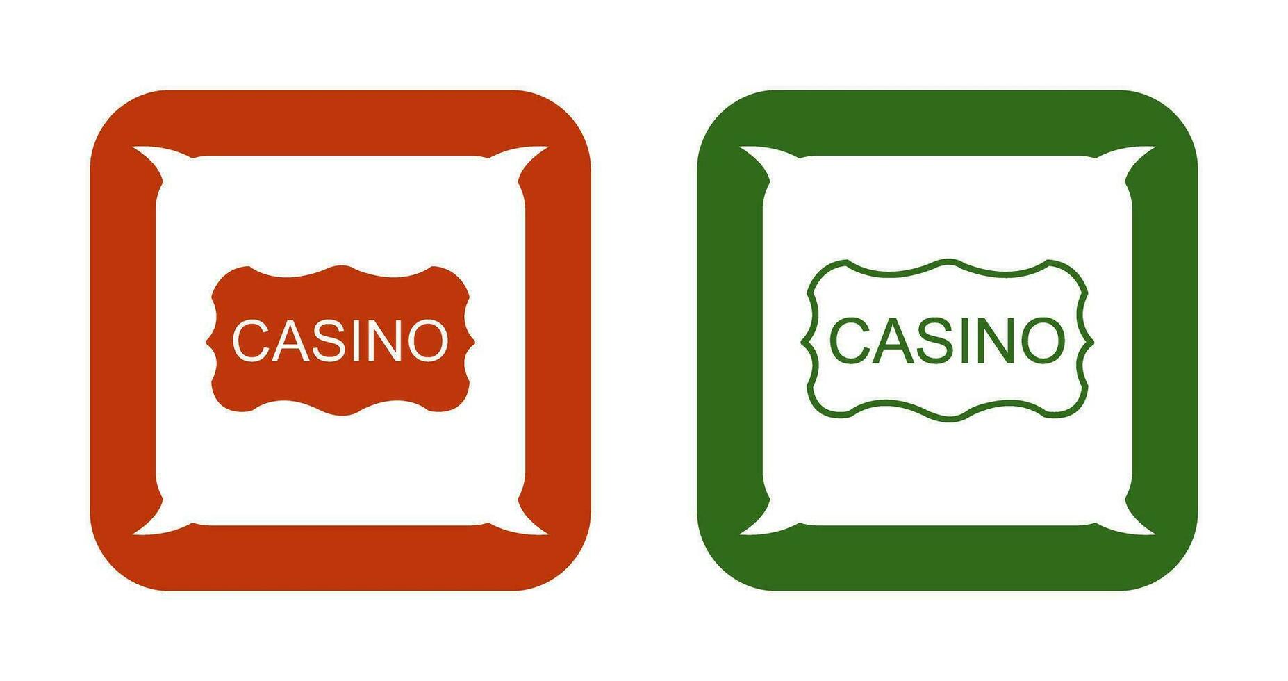 Casino Sign Vector Icon