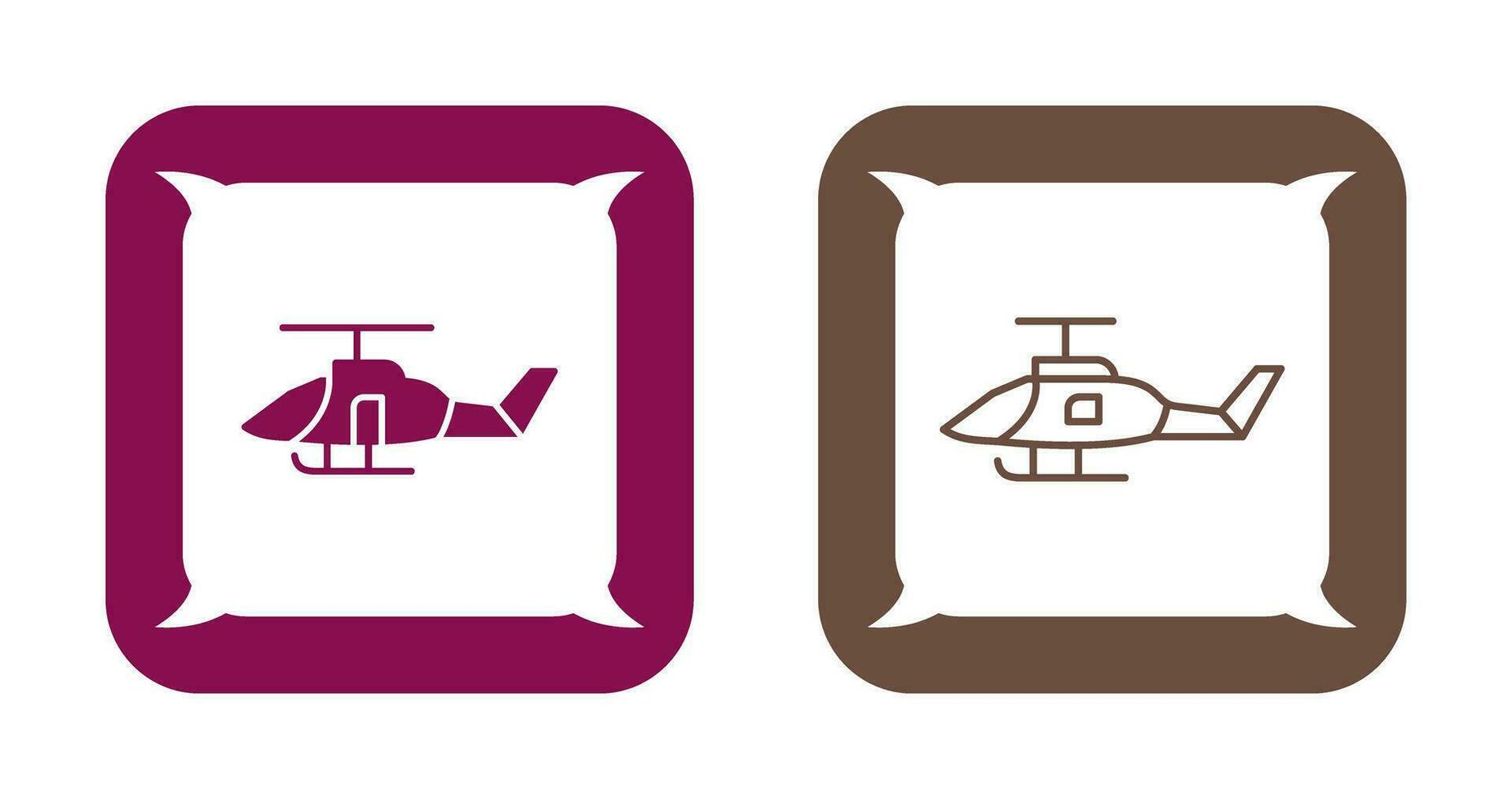 Military Helicopter Vector Icon