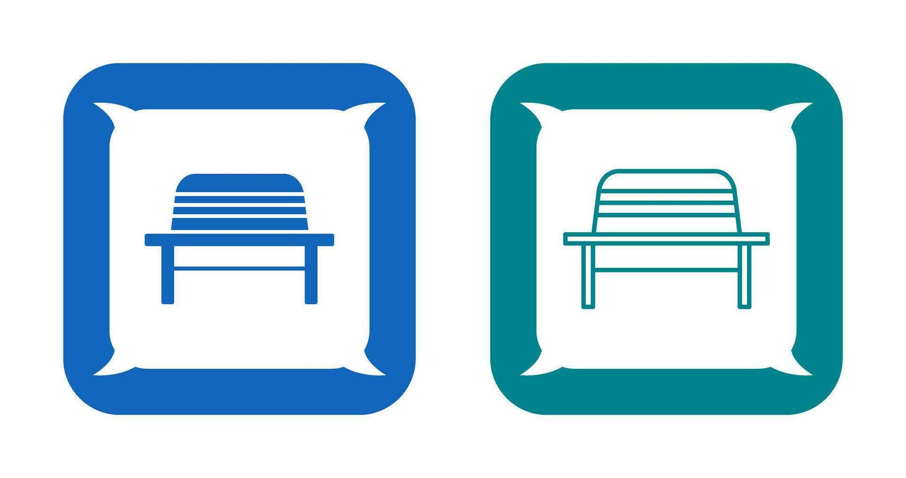 Garden Bench Vector Icon