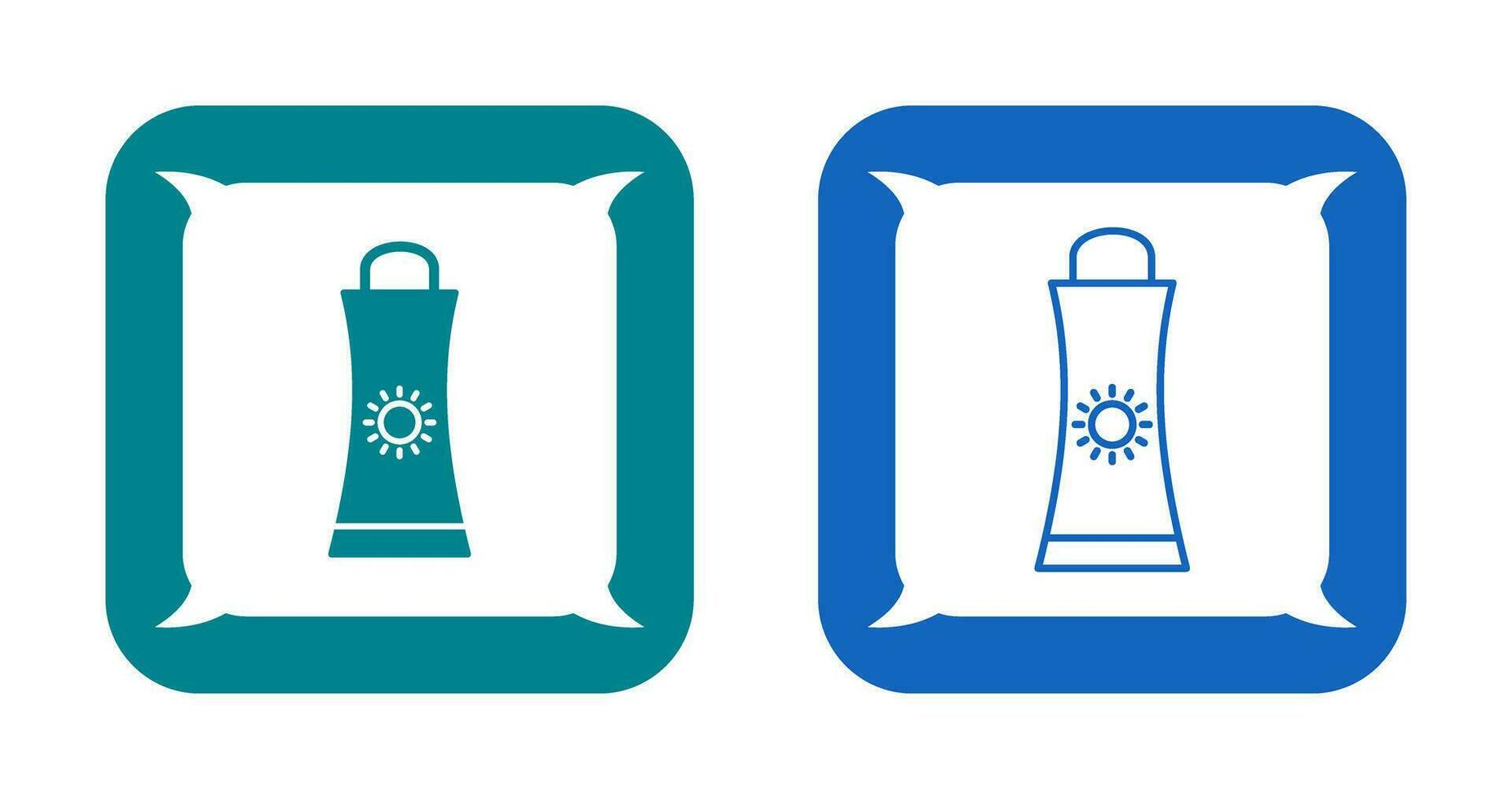 Sunblock Cream Vector Icon