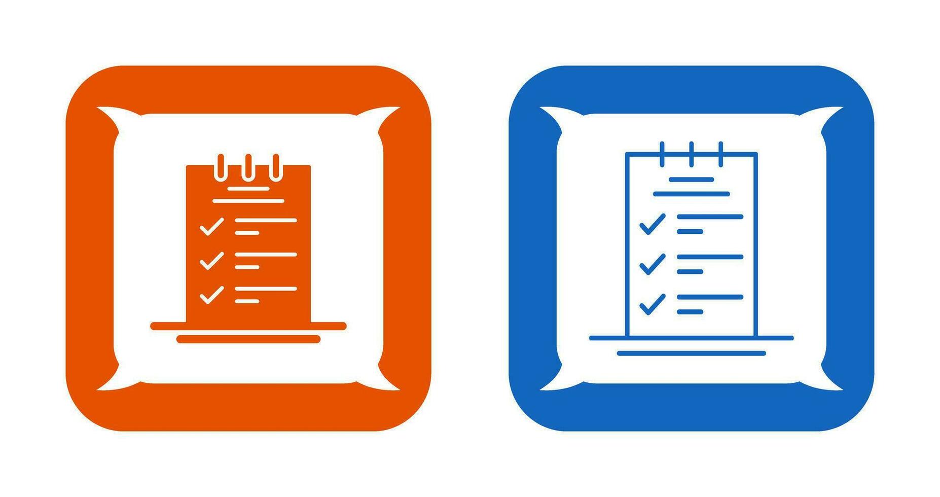 icono de vector de lista de verificación de reserva