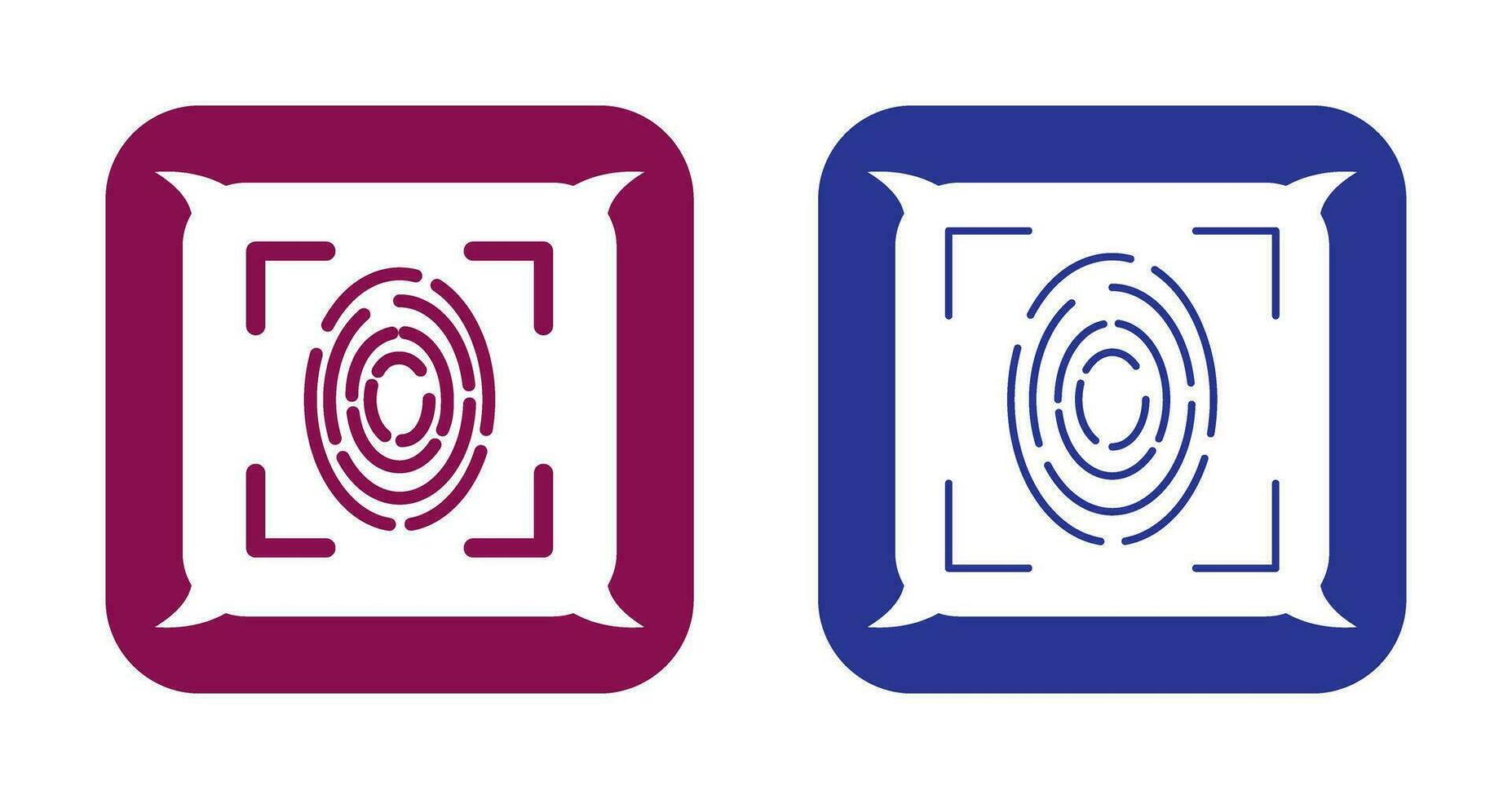 Fingerprint Vector Icon
