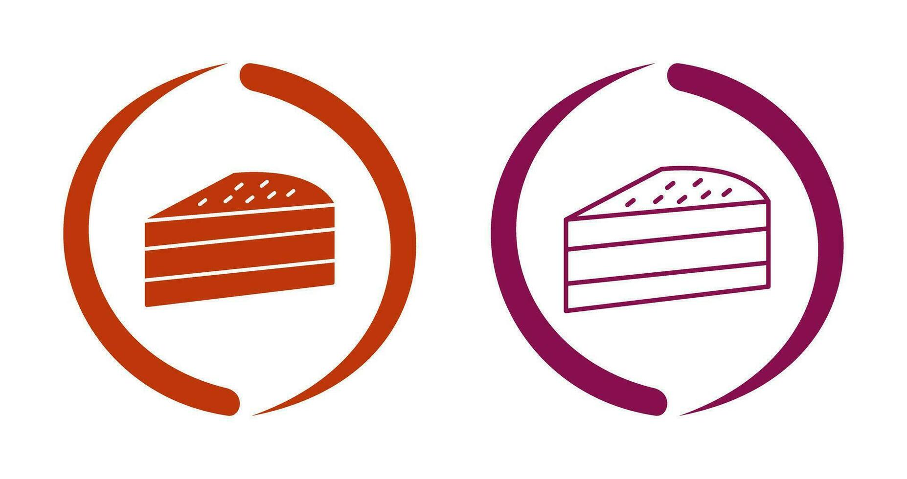 Cake Slice Vector Icon