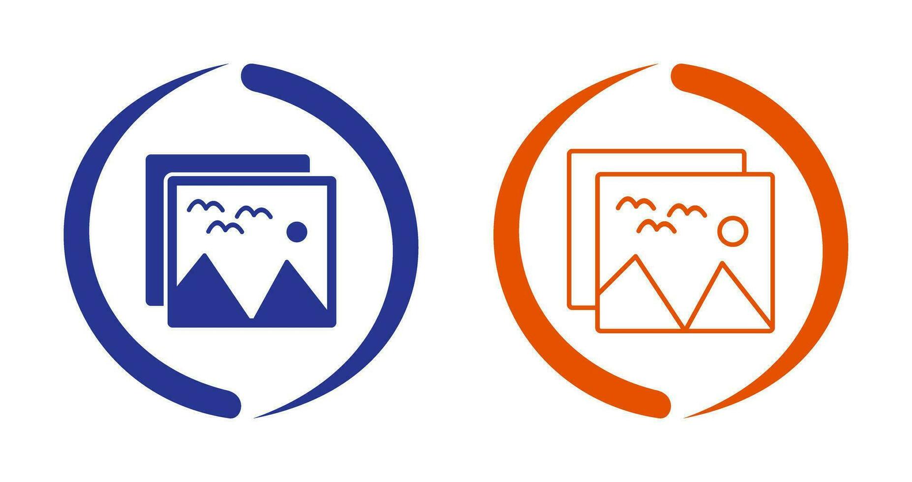 Pictures Vector Icon