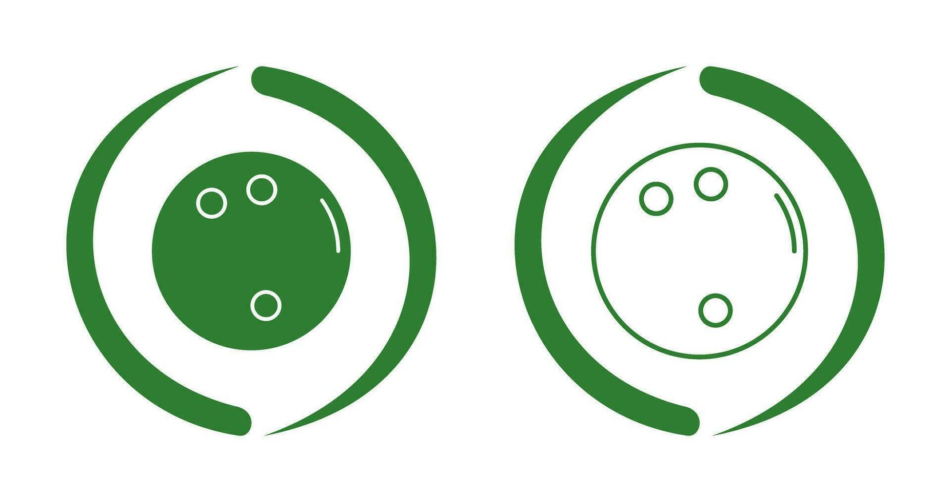 Bowling Ball Vector Icon