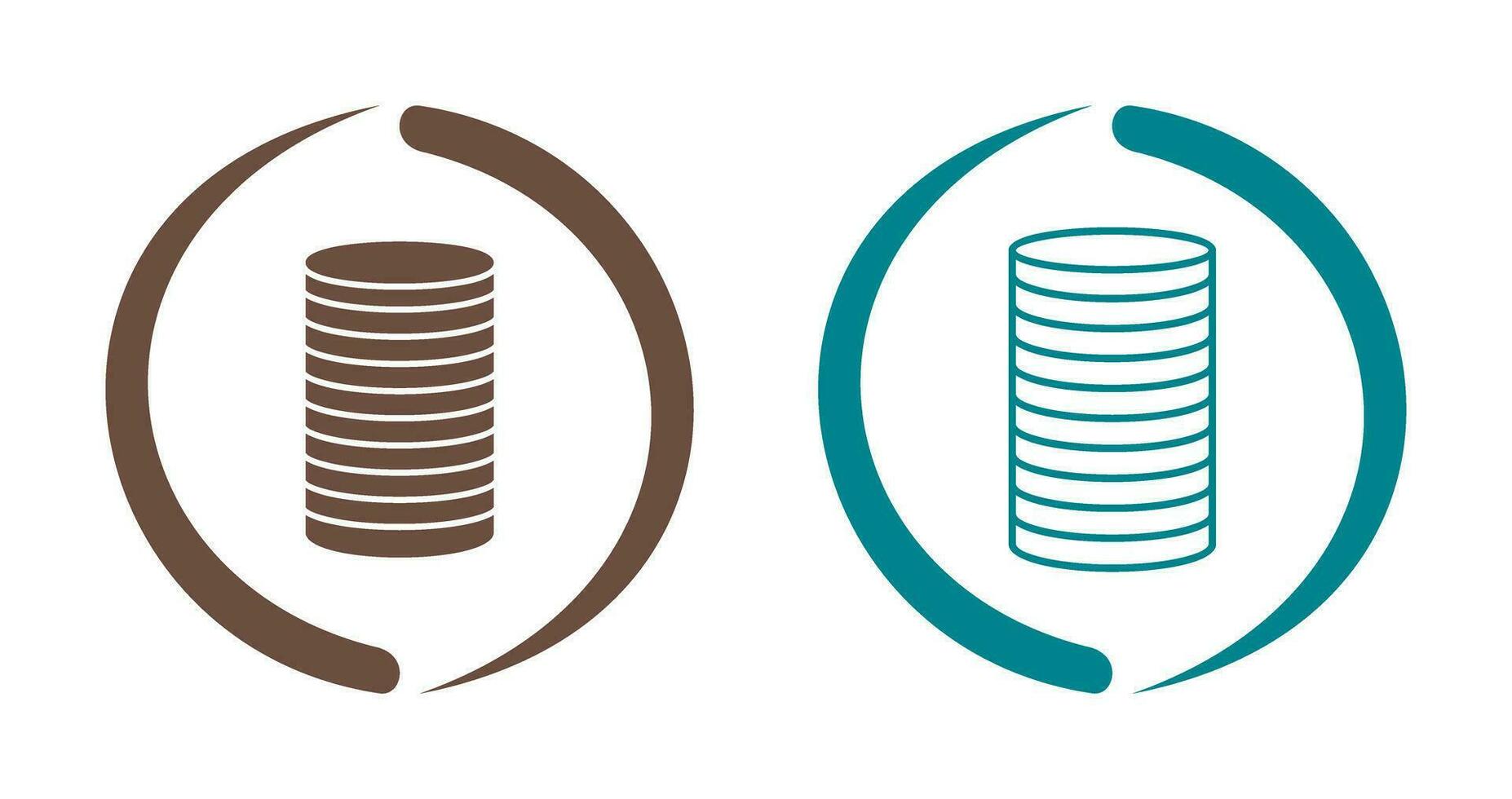 Stack of Coins Vector Icon