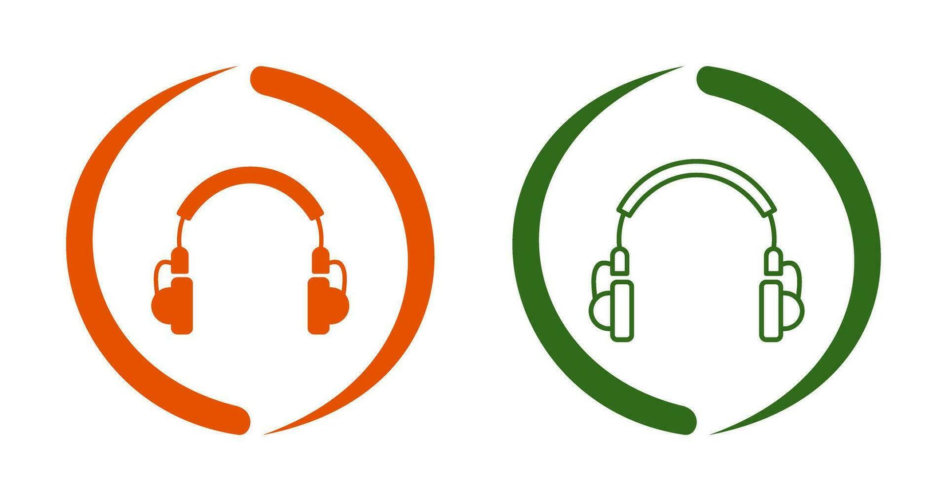 Unique Headphones Vector Icon