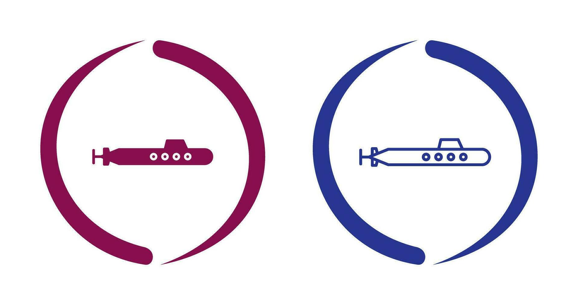 Submarine Vector Icon