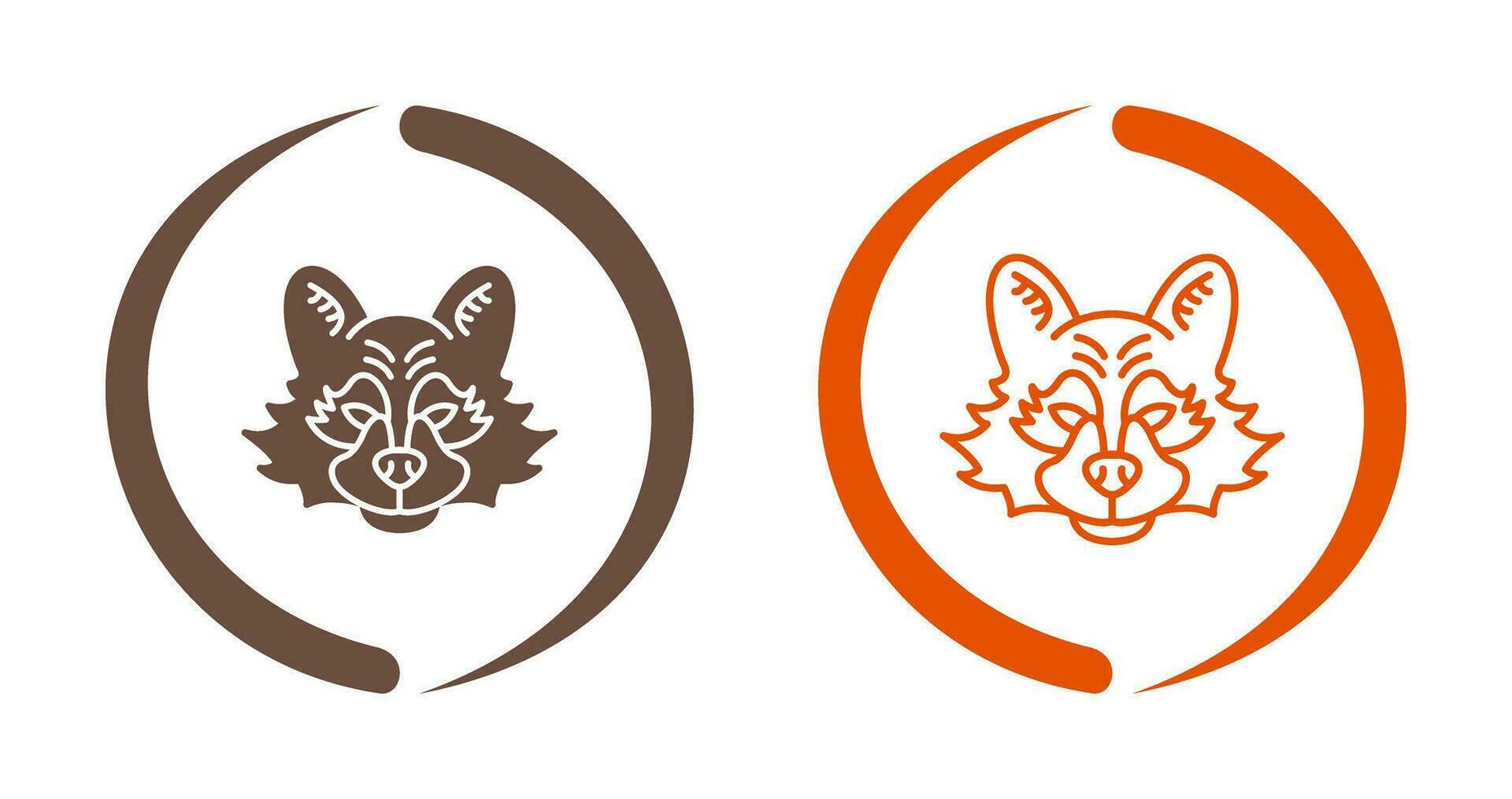 Raccoon Vector Icon