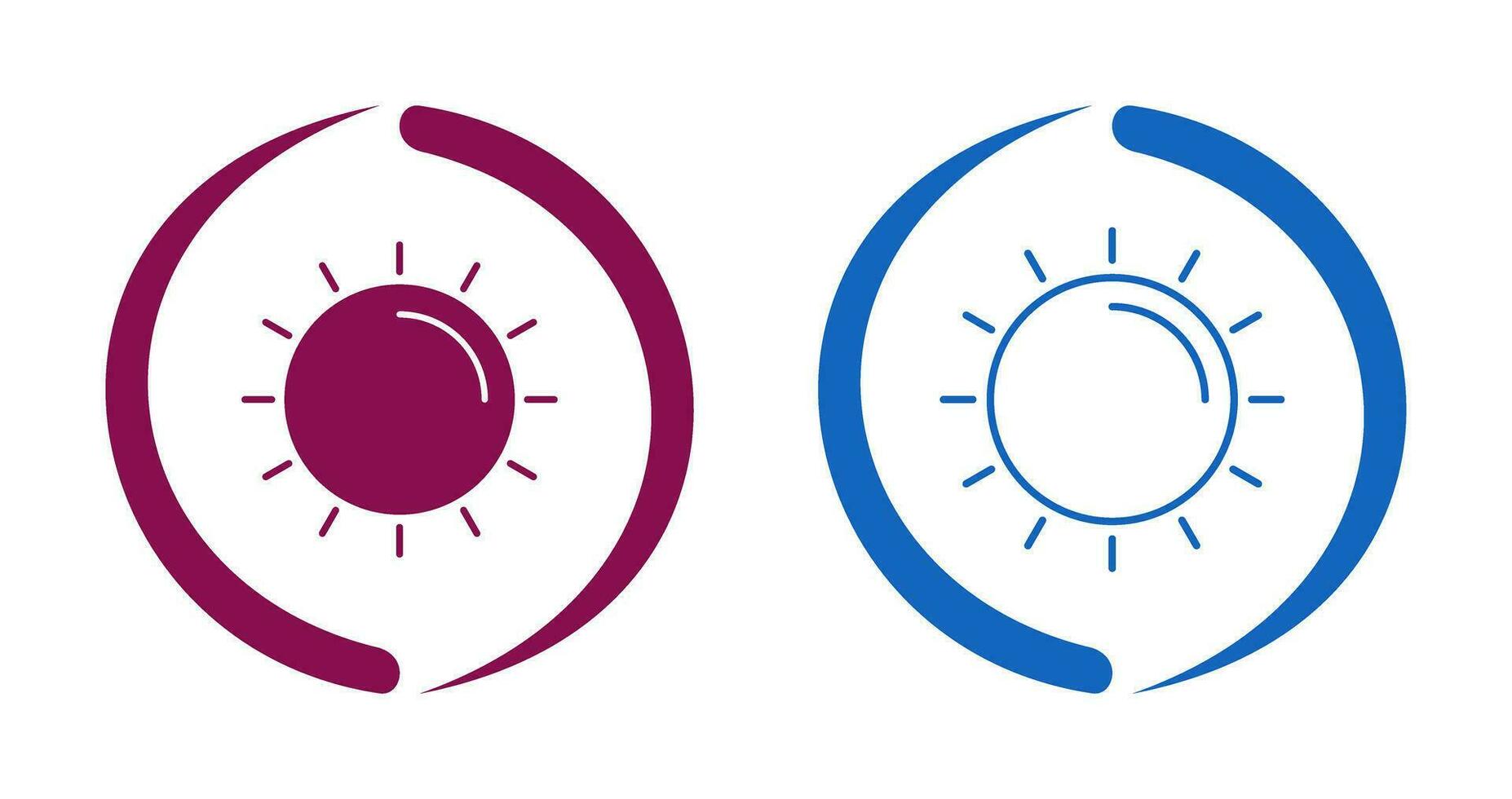 Sun Vector Icon