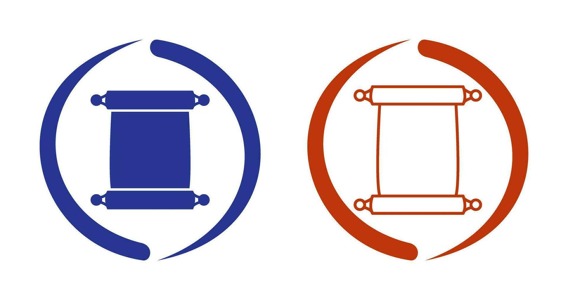 Scroll of Paper Vector Icon