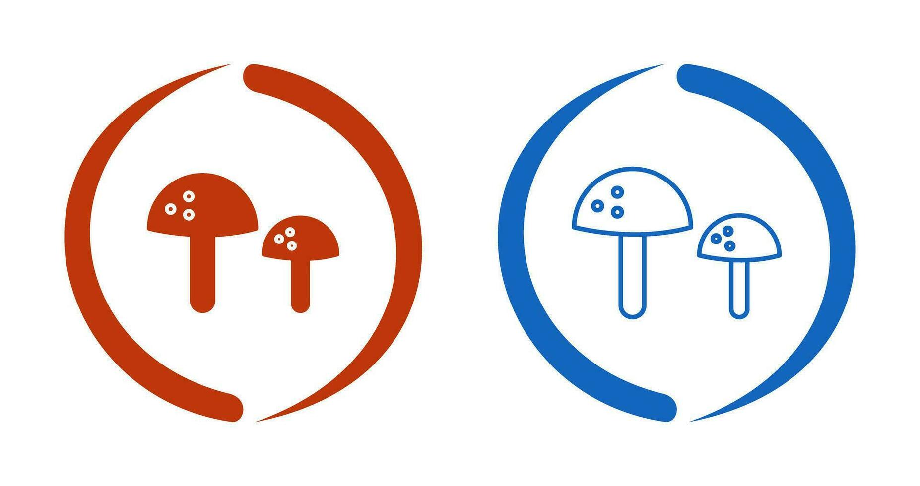 Mushrooms Vector Icon