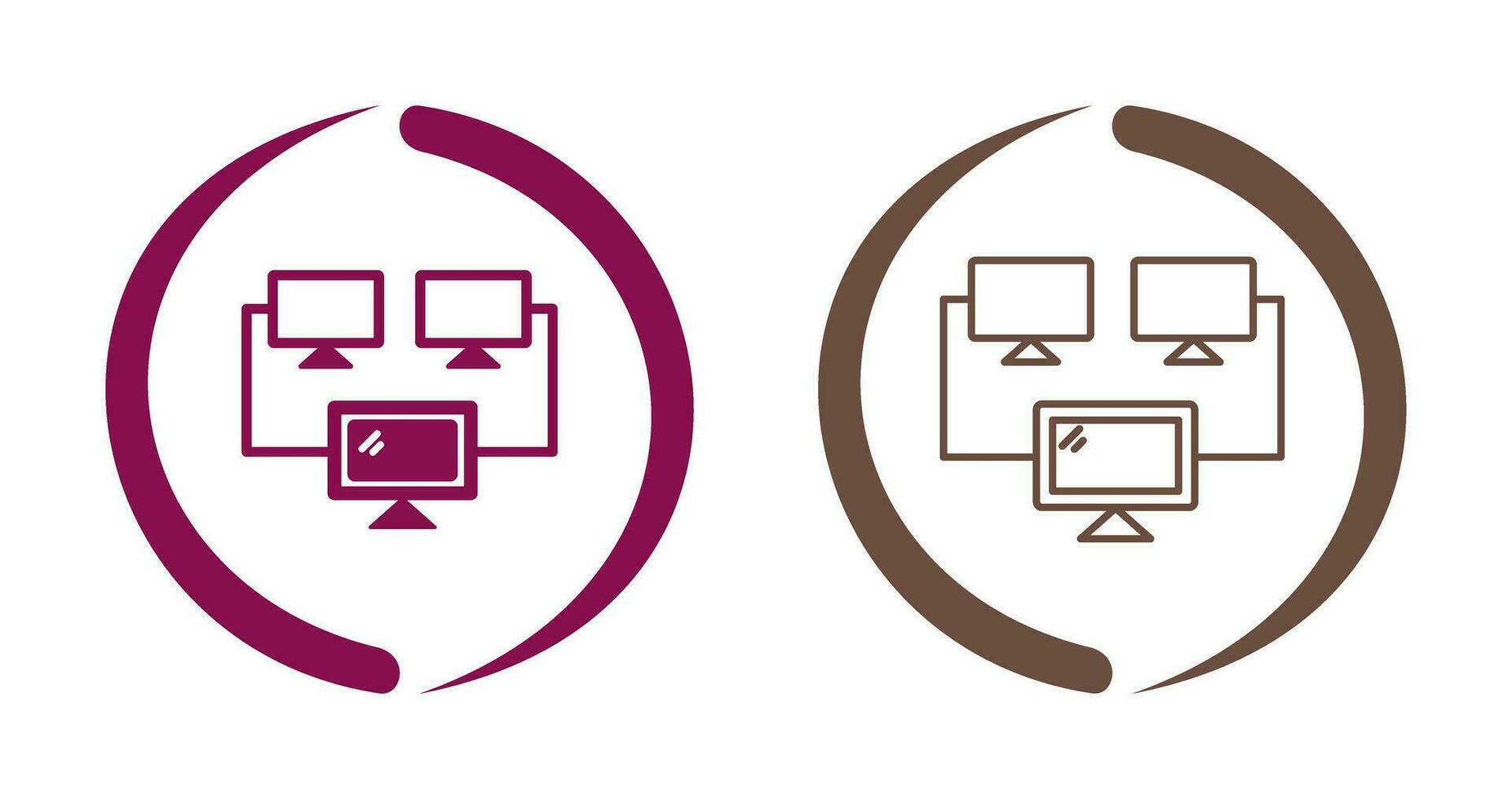 Connected Systems Vector Icon