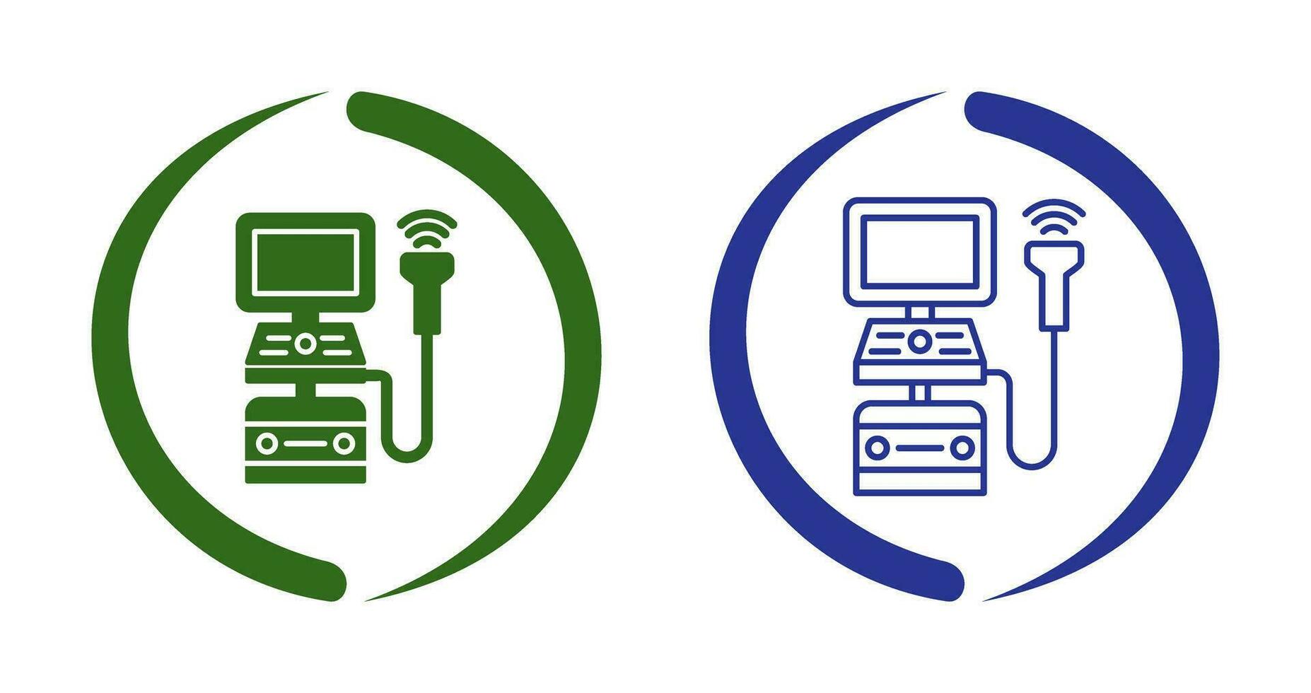 Ultrasound Machine Vector Icon