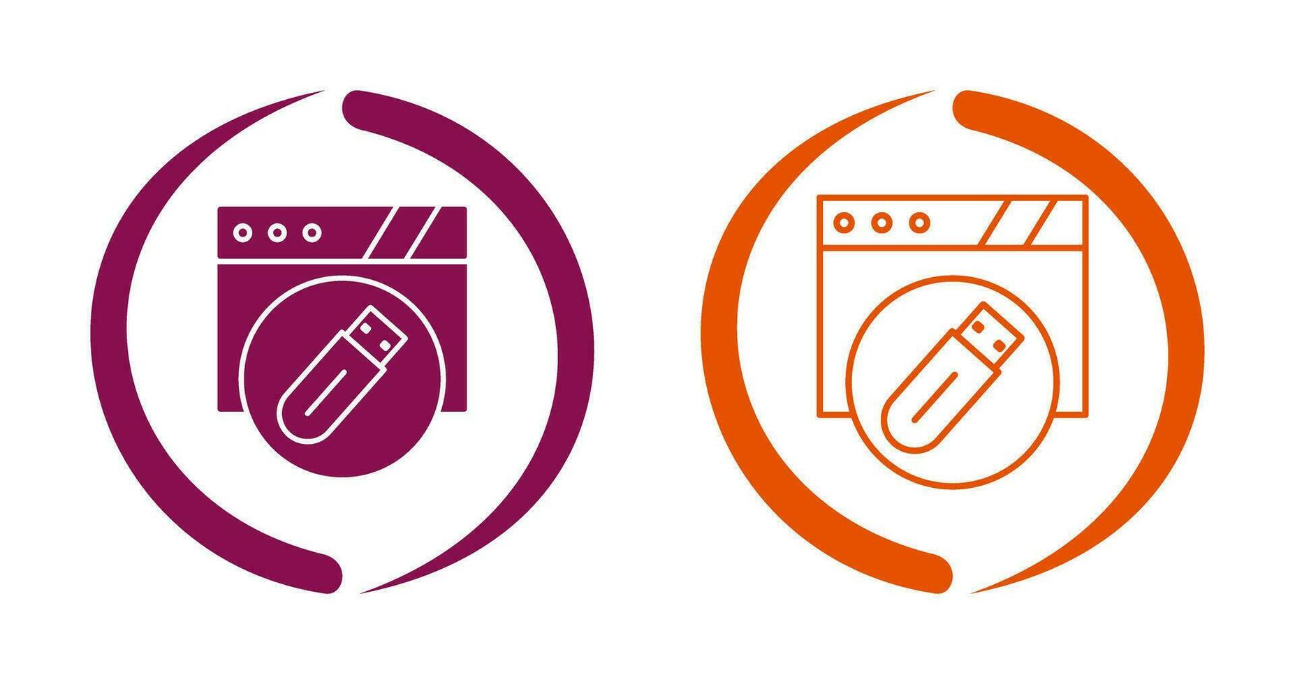 Usb Flash Drive Vector Icon