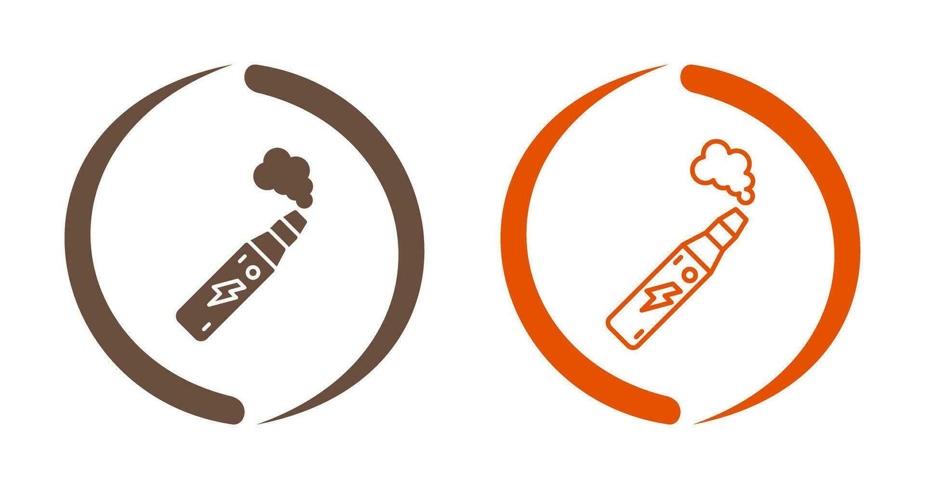 Electronic Cigarette Vector Icon