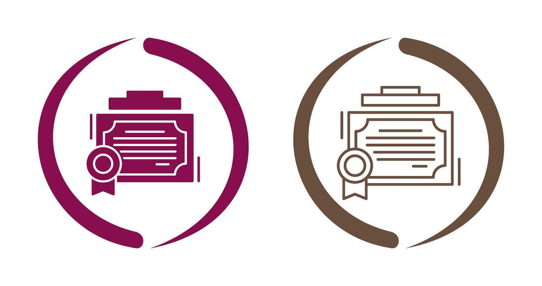 Certificate Vector Icon