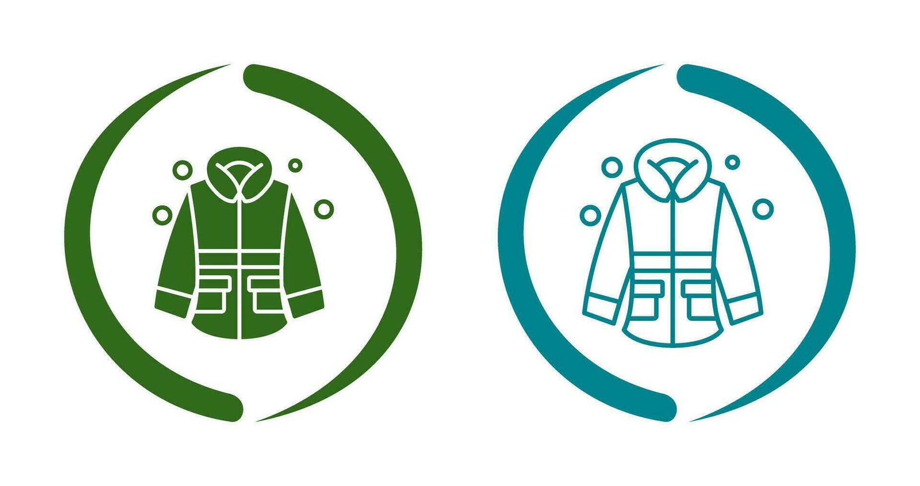 Winter Jacket Vector Icon