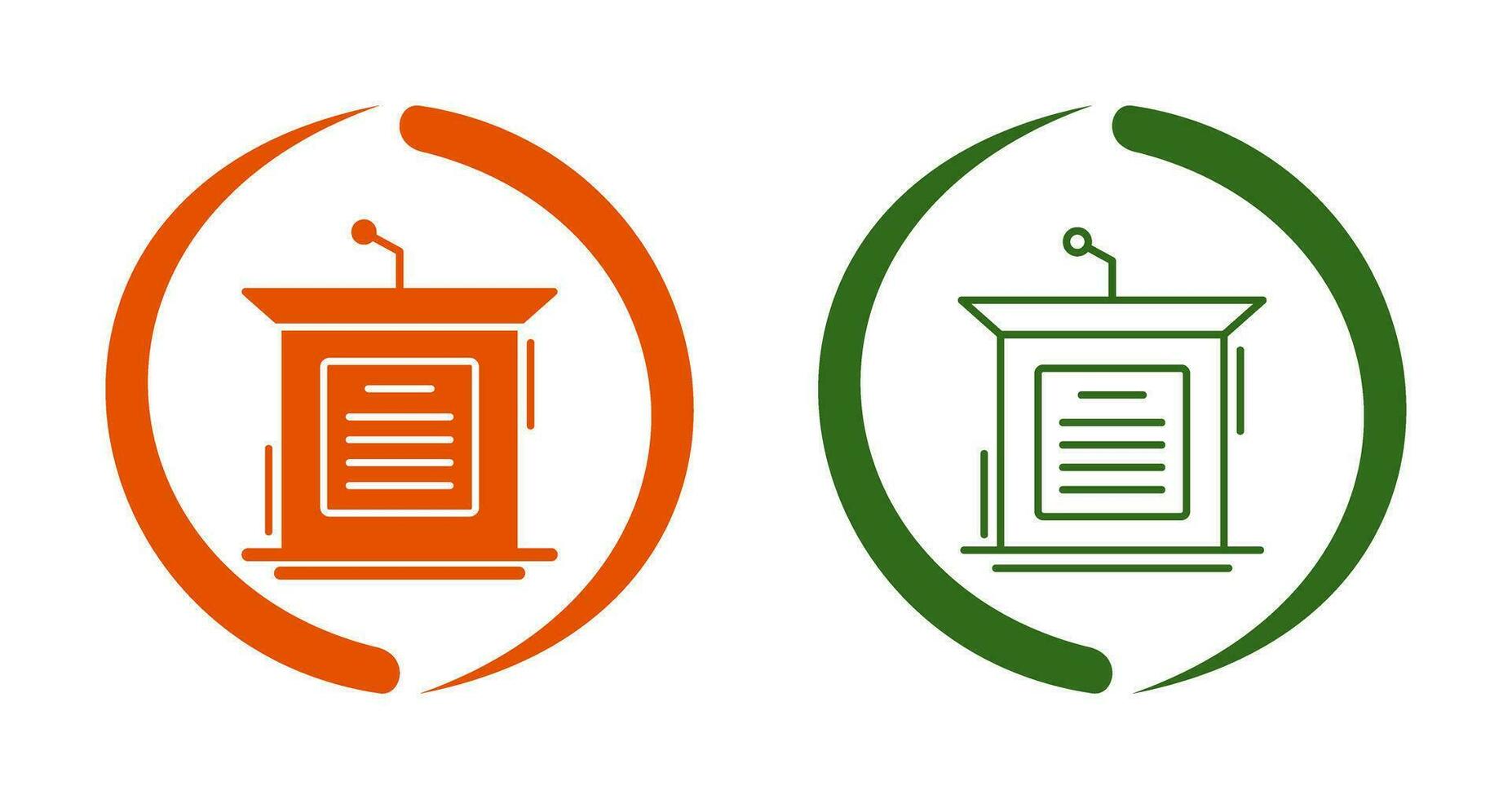 Podium Vector Icon