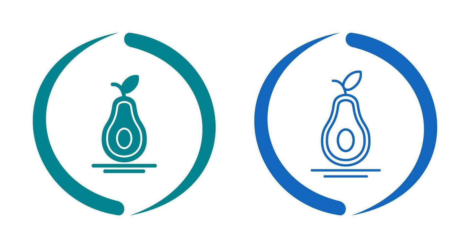 Avocado Vector Icon