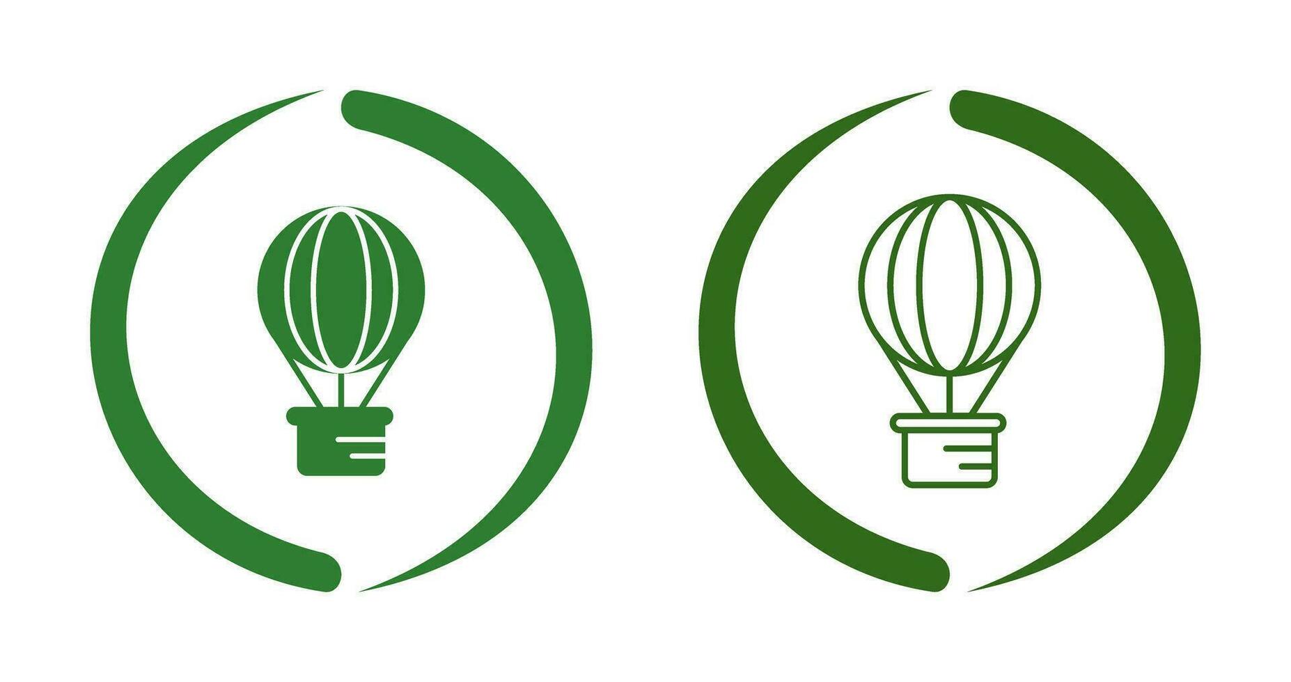 Hot Air Balloon Vector Icon