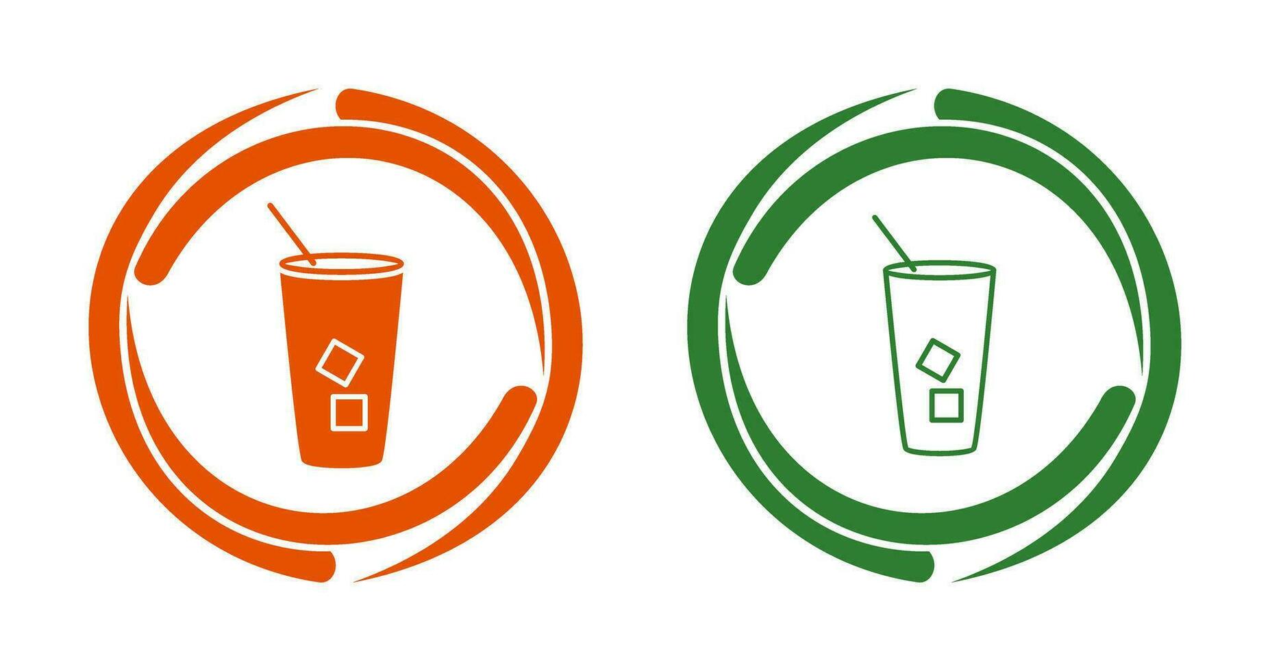 Iced Coffee Vector Icon