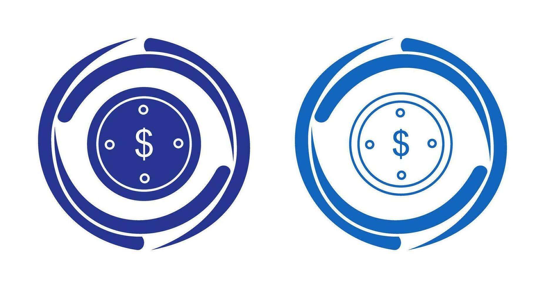 Dollar Coin Vector Icon