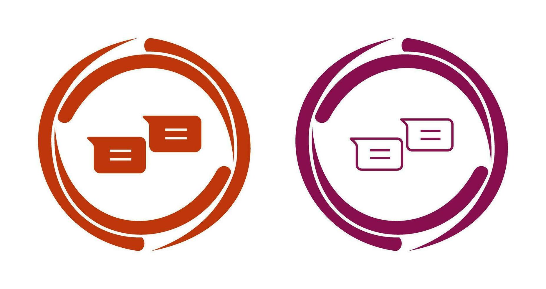 Unique Messages Vector Icon